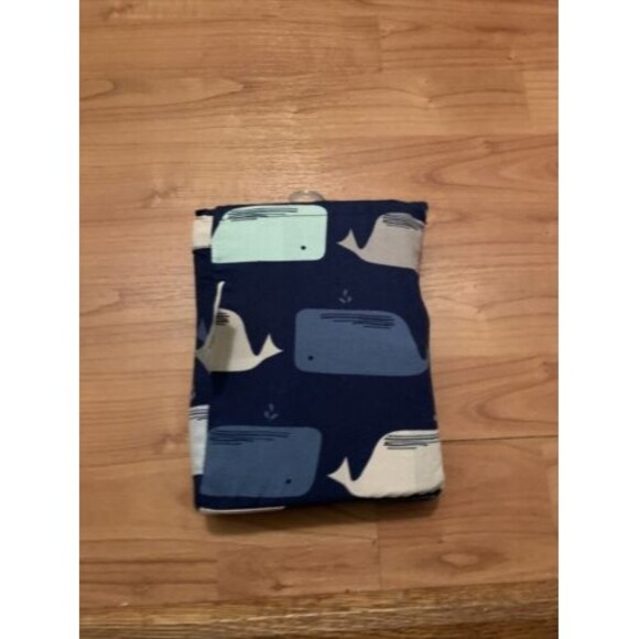 Cloud Island Fitted Crib Sheet Whales 1 Sheet Blue Baby - Picture 5 of 10